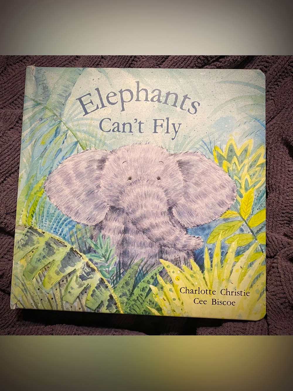 Jellycat Elephants Can’t Fly Board Book